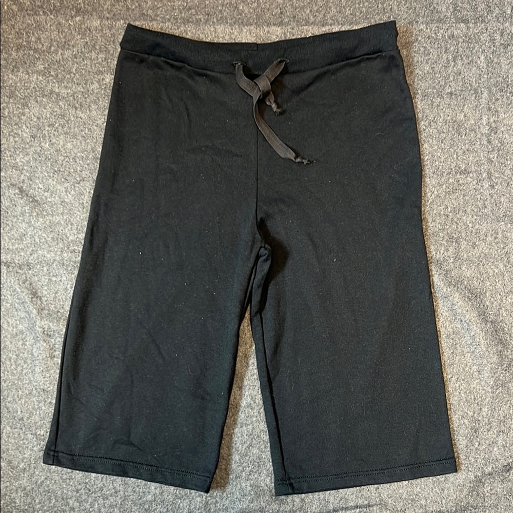 Yoga-Style Crop Wide Sweats C/M Ballet Warmups NWT